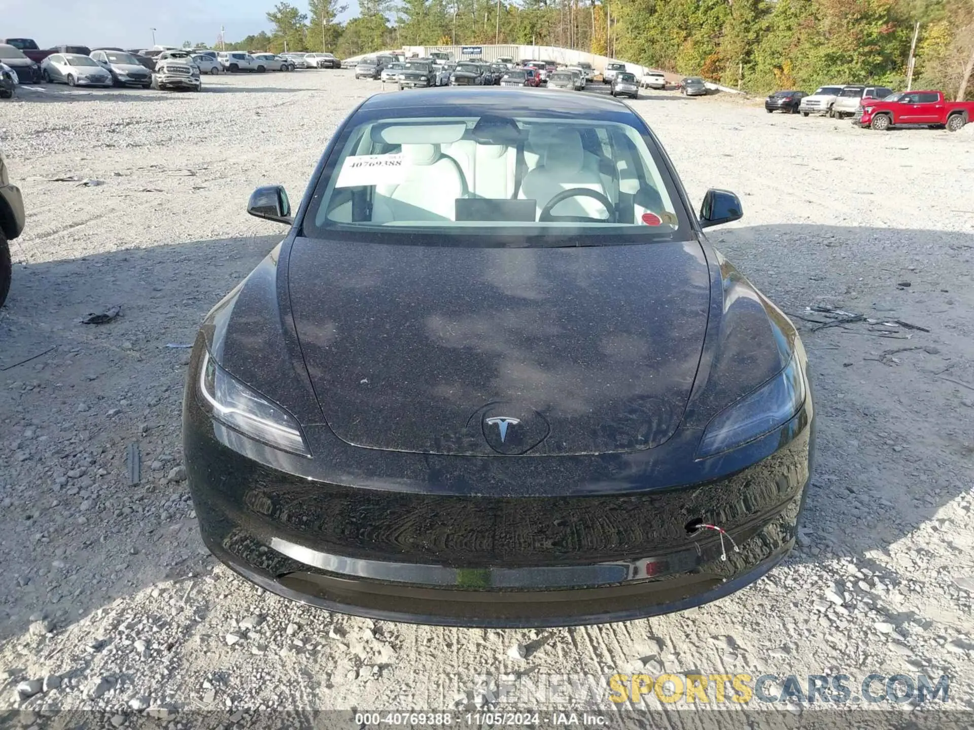 11 Photograph of a damaged car 5YJ3E1EA0RF848822 TESLA MODEL 3 2024