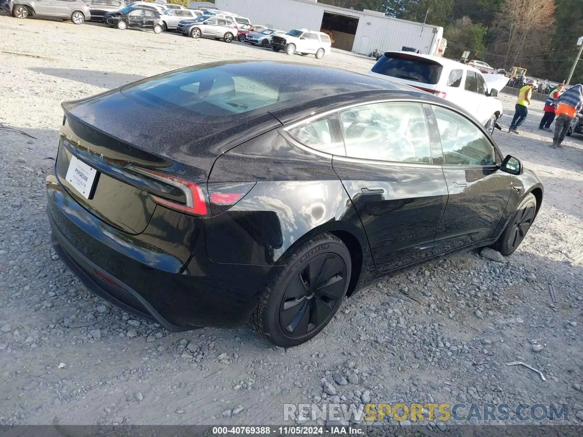 4 Photograph of a damaged car 5YJ3E1EA0RF848822 TESLA MODEL 3 2024