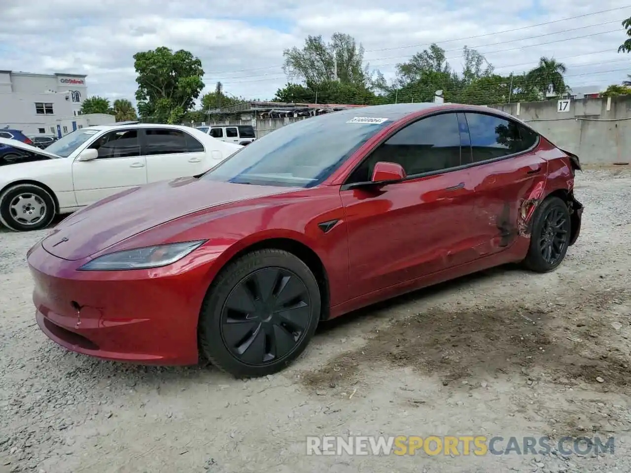 1 Photograph of a damaged car 5YJ3E1EA0RF856676 TESLA MODEL 3 2024