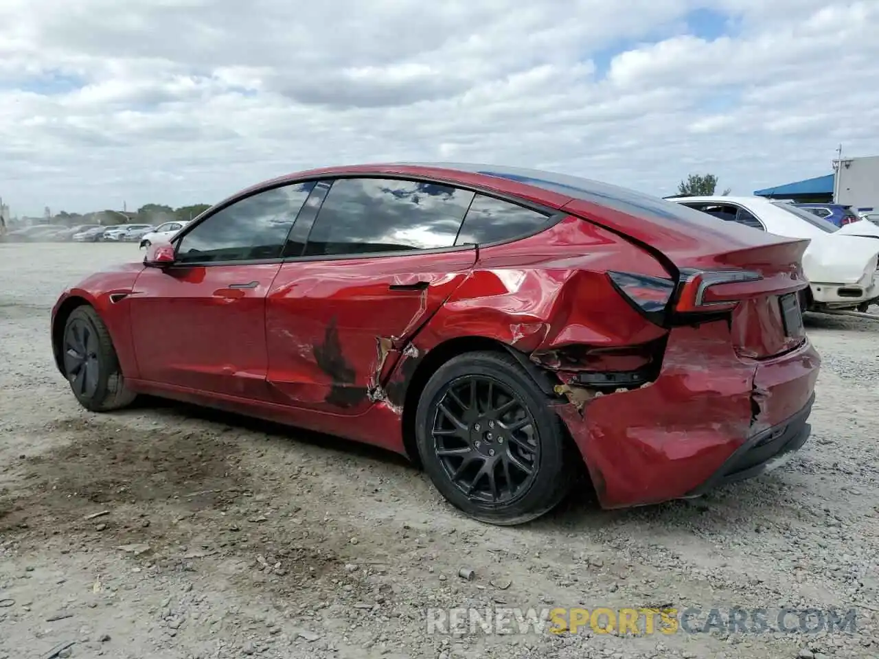 2 Photograph of a damaged car 5YJ3E1EA0RF856676 TESLA MODEL 3 2024