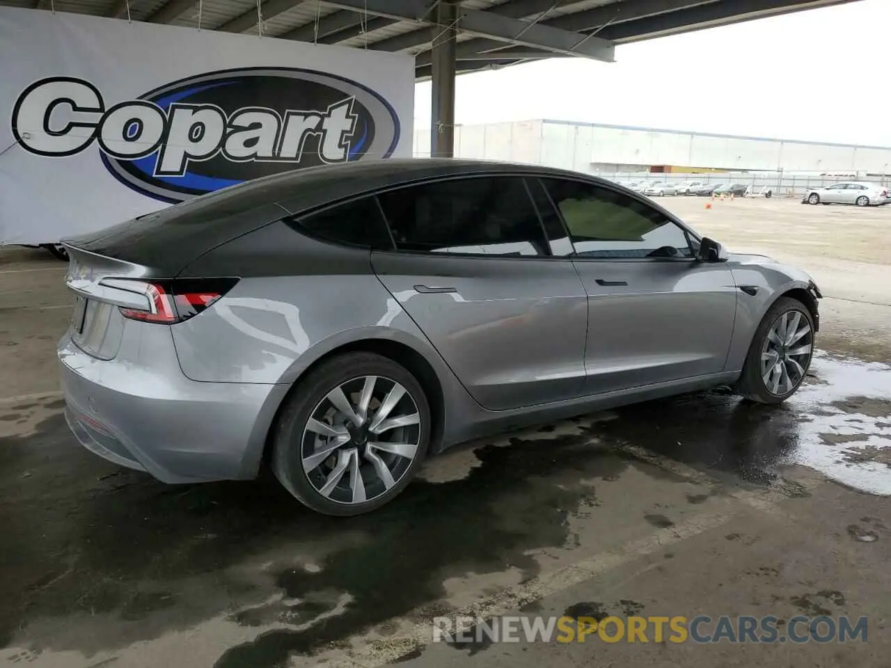 3 Photograph of a damaged car 5YJ3E1EA0RF859934 TESLA MODEL 3 2024
