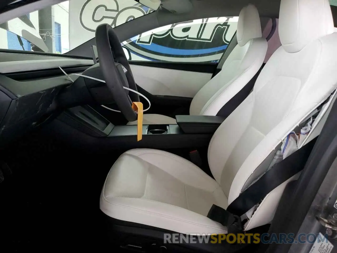 7 Photograph of a damaged car 5YJ3E1EA0RF859934 TESLA MODEL 3 2024