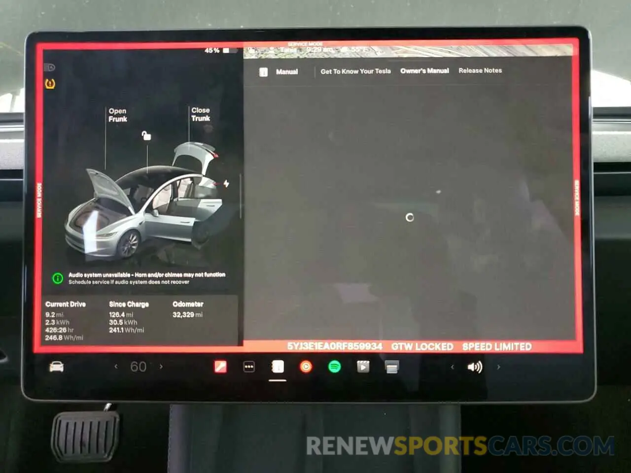 9 Photograph of a damaged car 5YJ3E1EA0RF859934 TESLA MODEL 3 2024