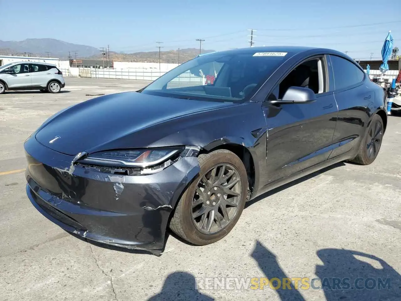 1 Photograph of a damaged car 5YJ3E1EA1RF736188 TESLA MODEL 3 2024