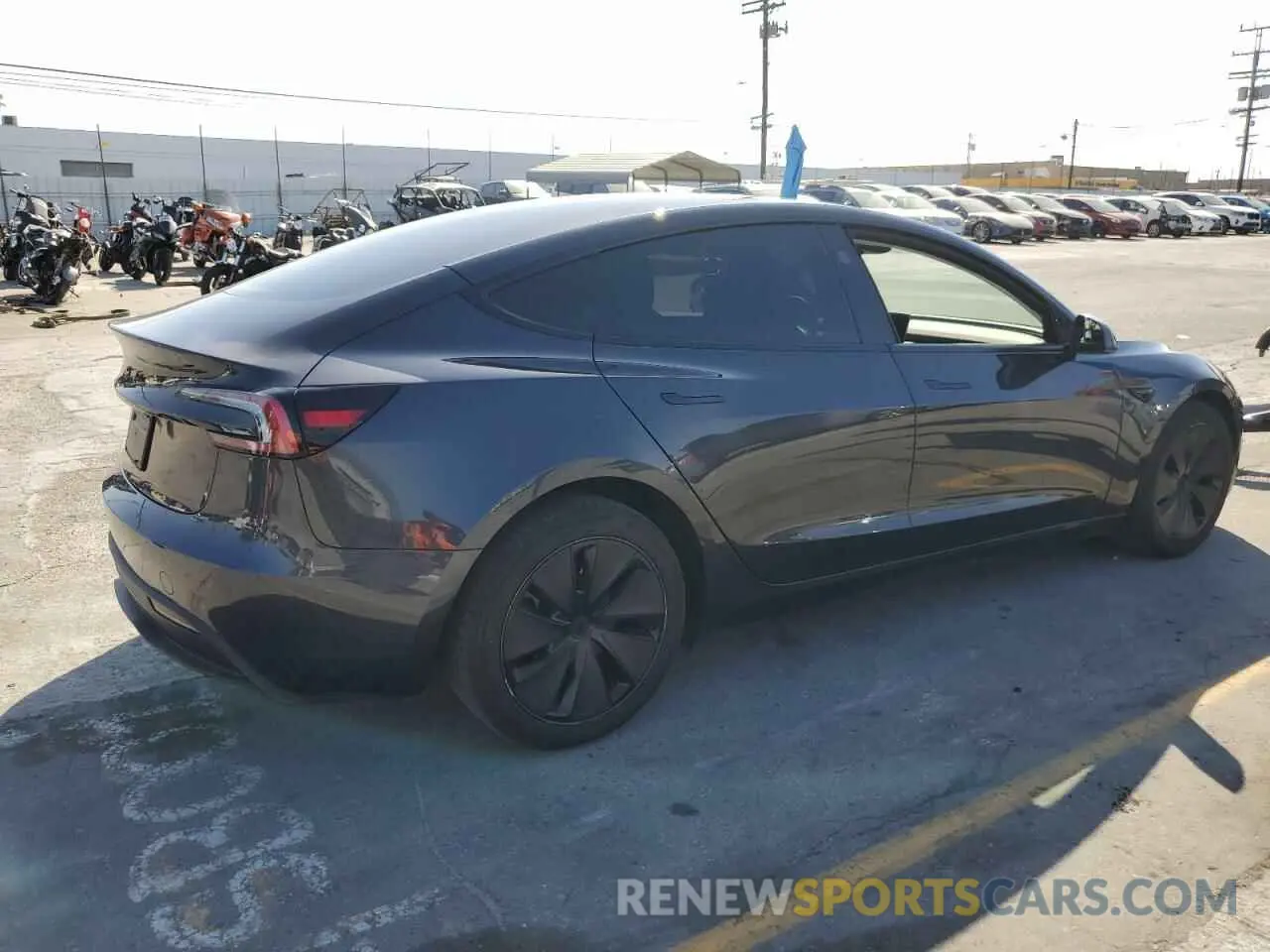 3 Photograph of a damaged car 5YJ3E1EA1RF736188 TESLA MODEL 3 2024