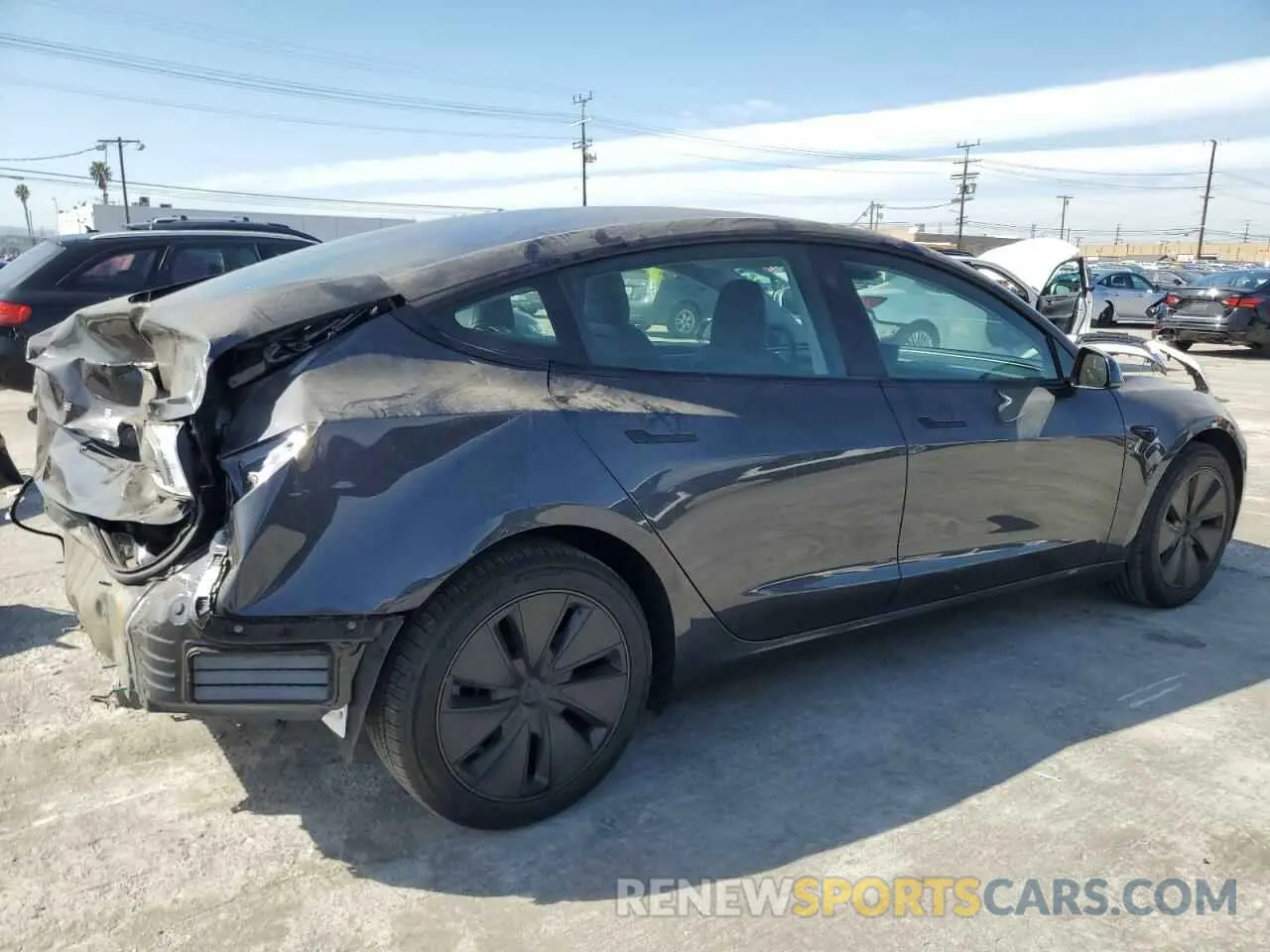 3 Photograph of a damaged car 5YJ3E1EA1RF740788 TESLA MODEL 3 2024