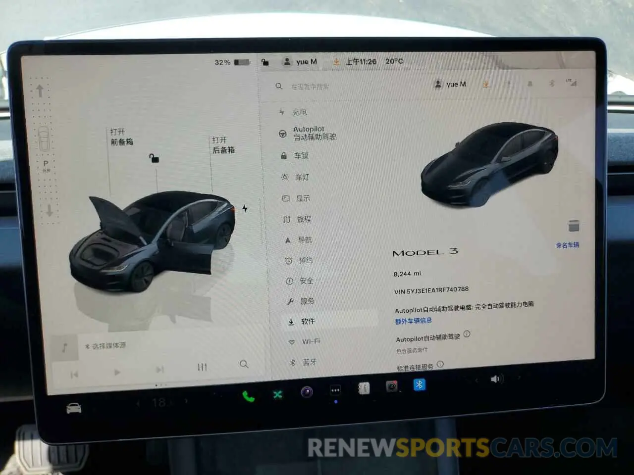 9 Photograph of a damaged car 5YJ3E1EA1RF740788 TESLA MODEL 3 2024