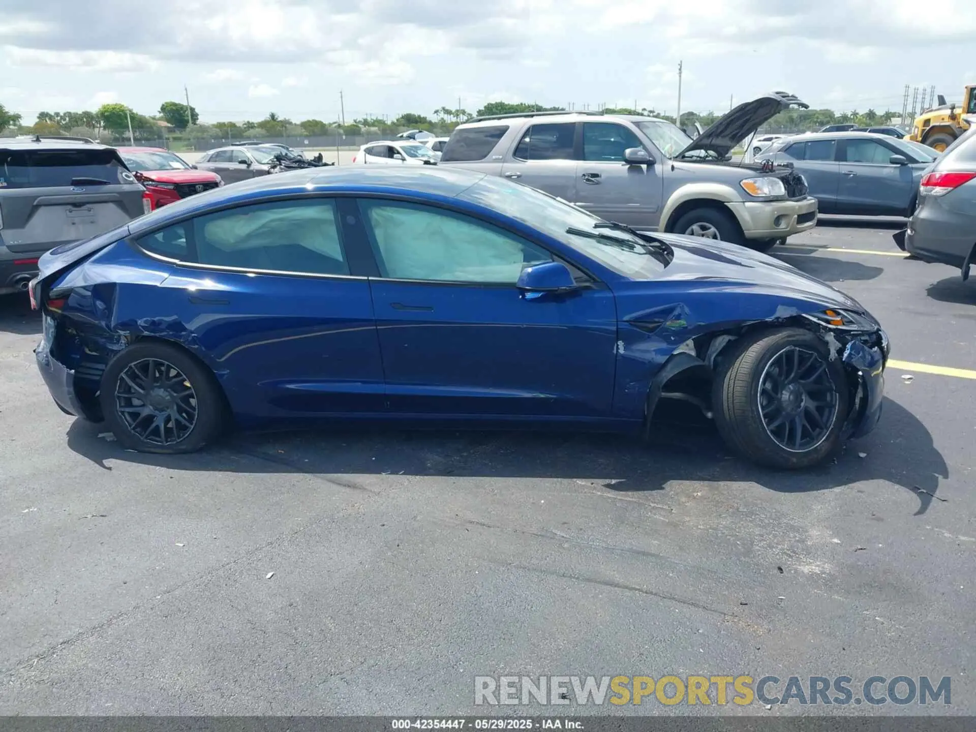 13 Photograph of a damaged car 5YJ3E1EA1RF744291 TESLA MODEL 3 2024