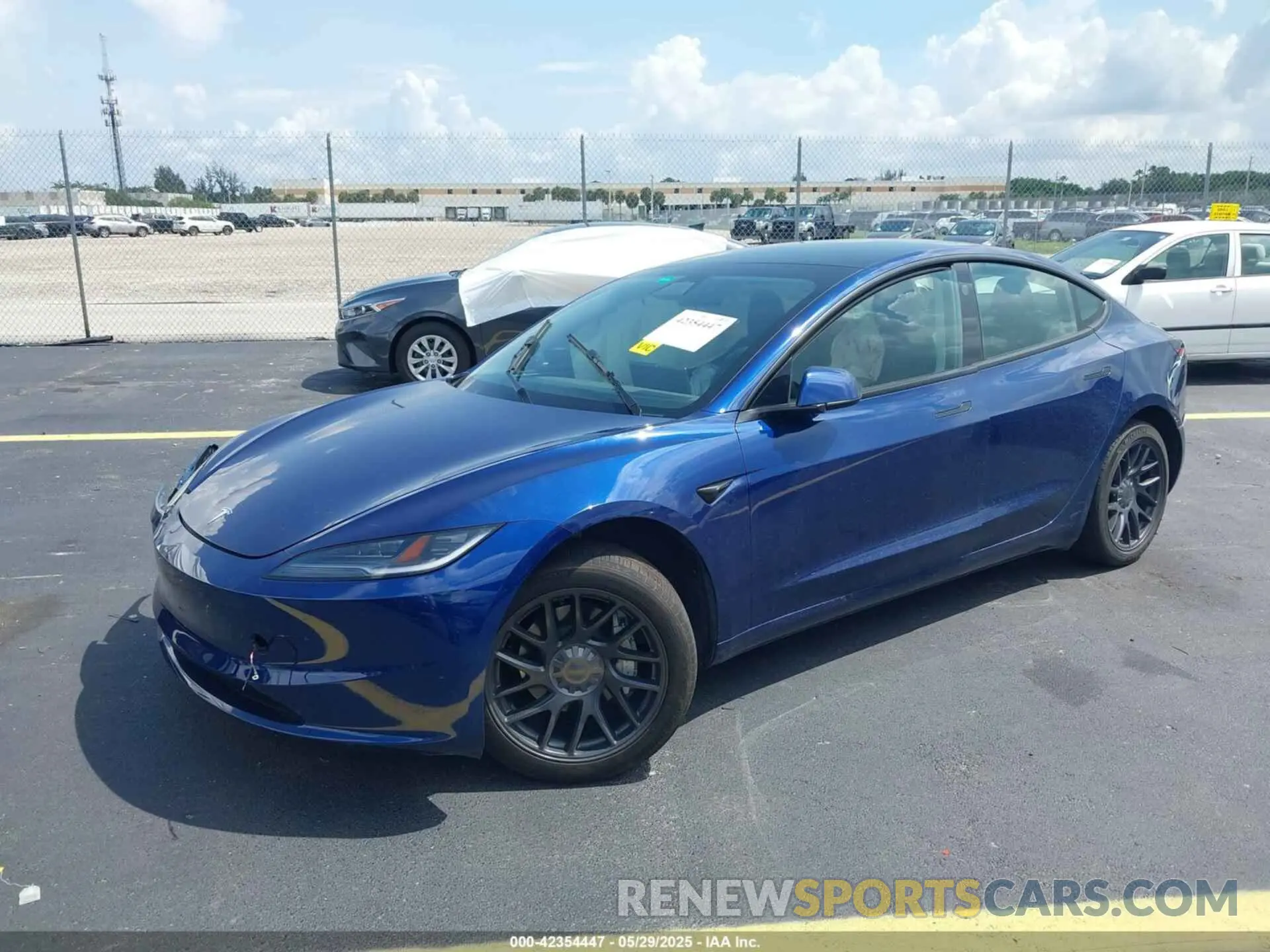 2 Photograph of a damaged car 5YJ3E1EA1RF744291 TESLA MODEL 3 2024