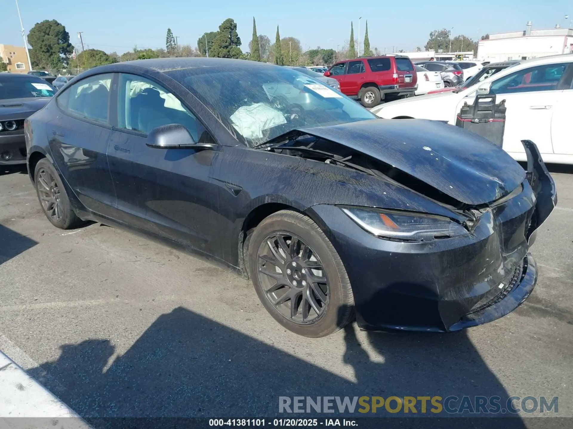 13 Photograph of a damaged car 5YJ3E1EA1RF745909 TESLA MODEL 3 2024