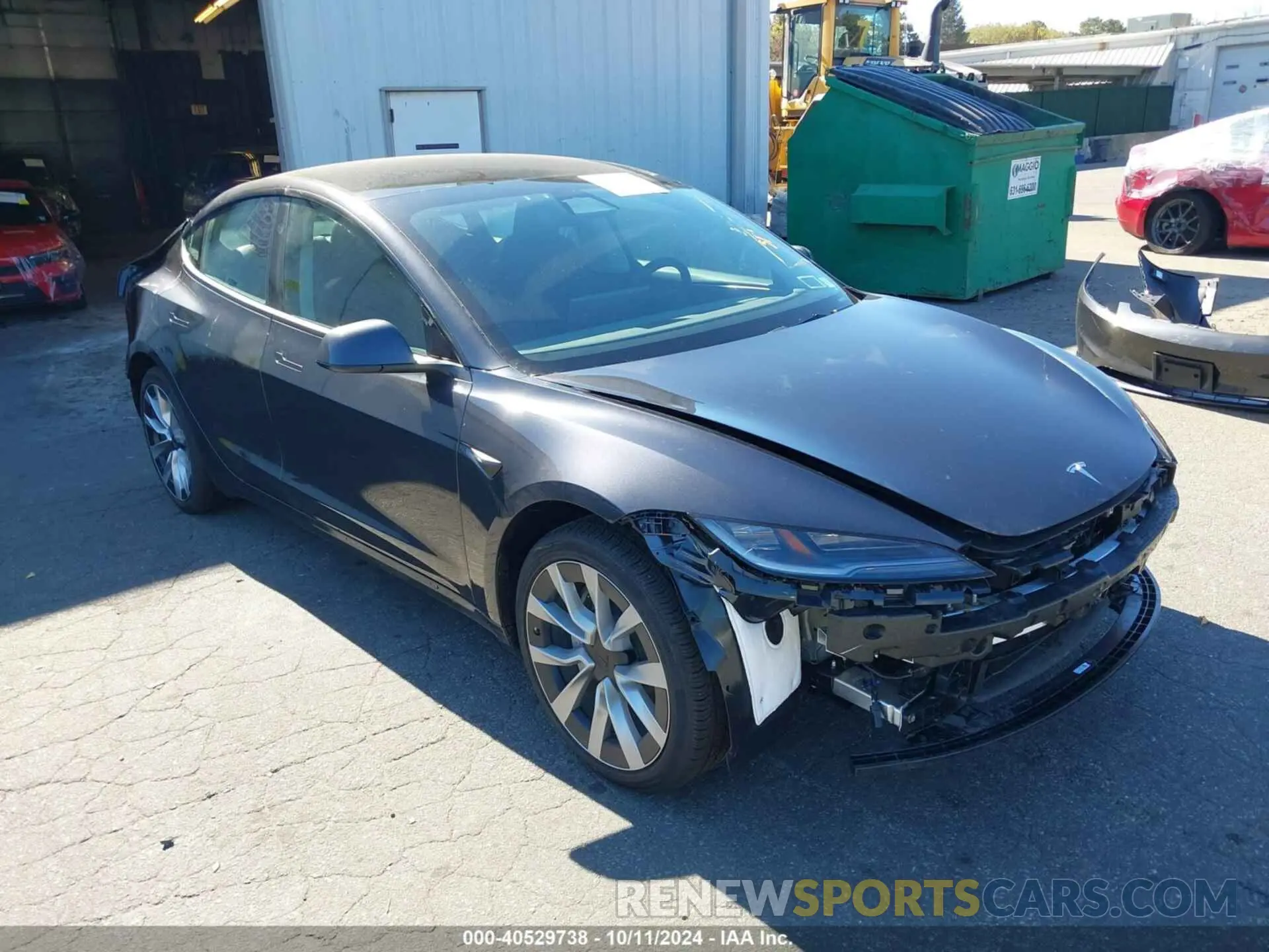 1 Photograph of a damaged car 5YJ3E1EA1RF751516 TESLA MODEL 3 2024