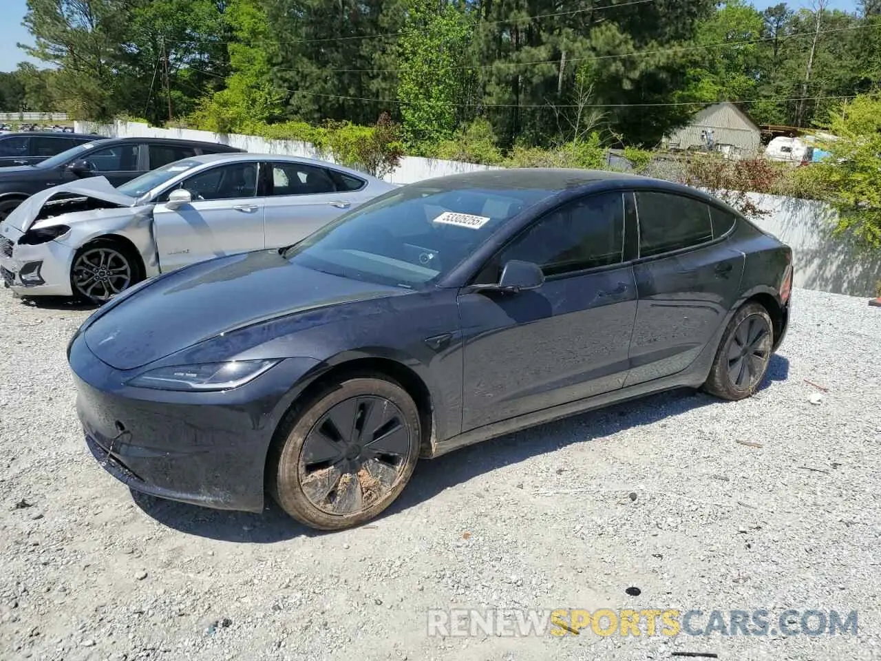 1 Photograph of a damaged car 5YJ3E1EA1RF834301 TESLA MODEL 3 2024