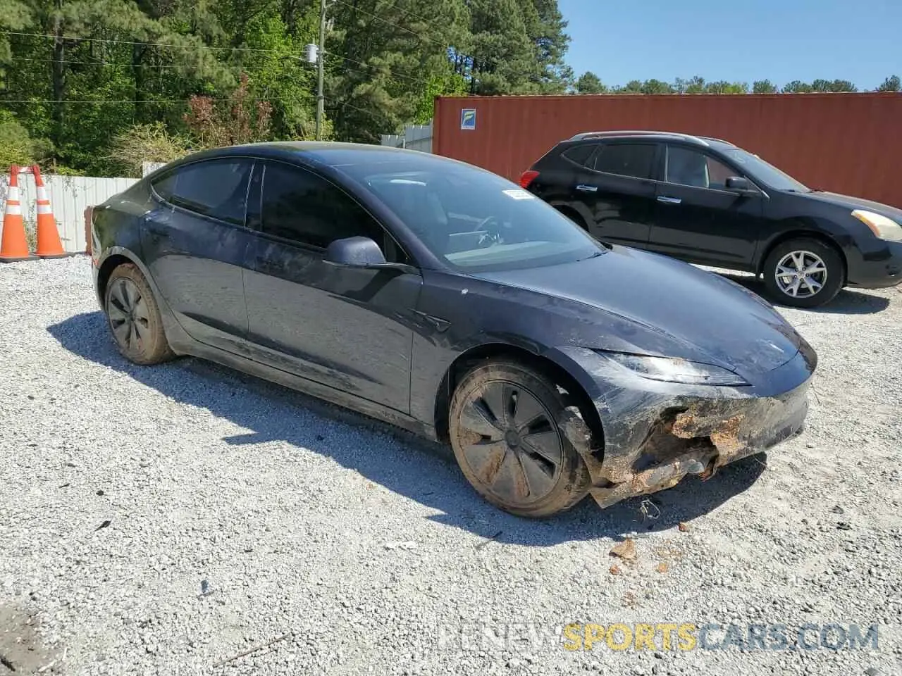 4 Photograph of a damaged car 5YJ3E1EA1RF834301 TESLA MODEL 3 2024