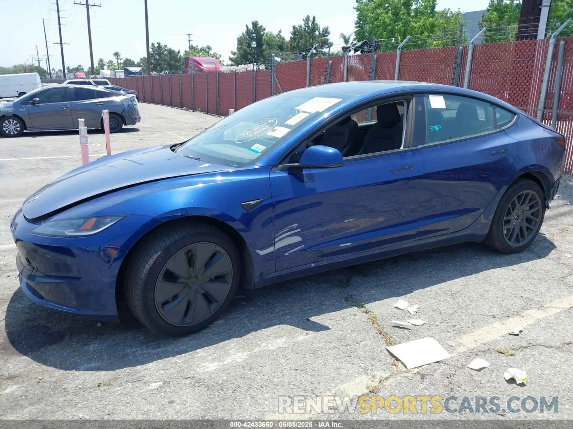 2 Photograph of a damaged car 5YJ3E1EA1RF848991 TESLA MODEL 3 2024