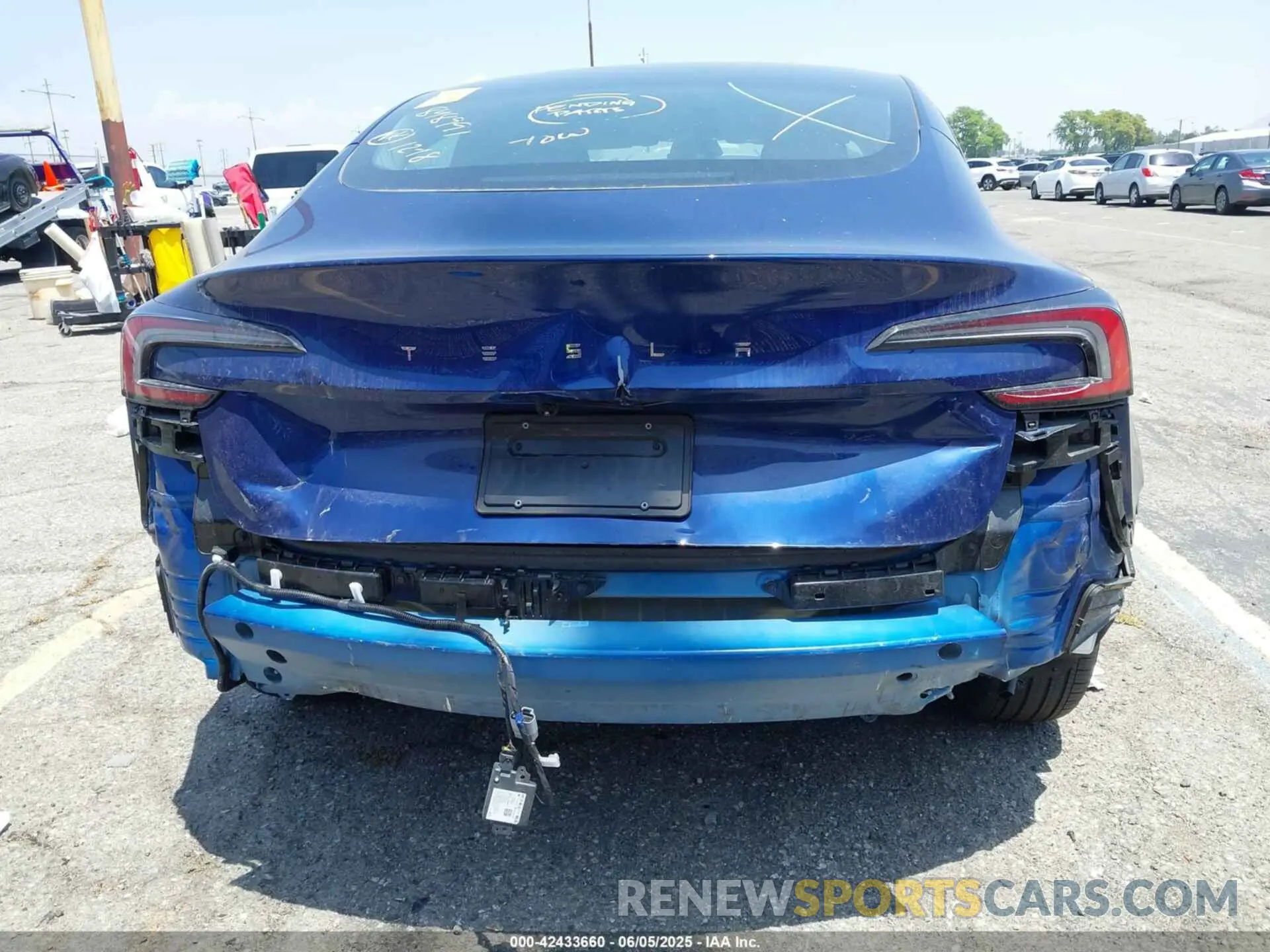 6 Photograph of a damaged car 5YJ3E1EA1RF848991 TESLA MODEL 3 2024