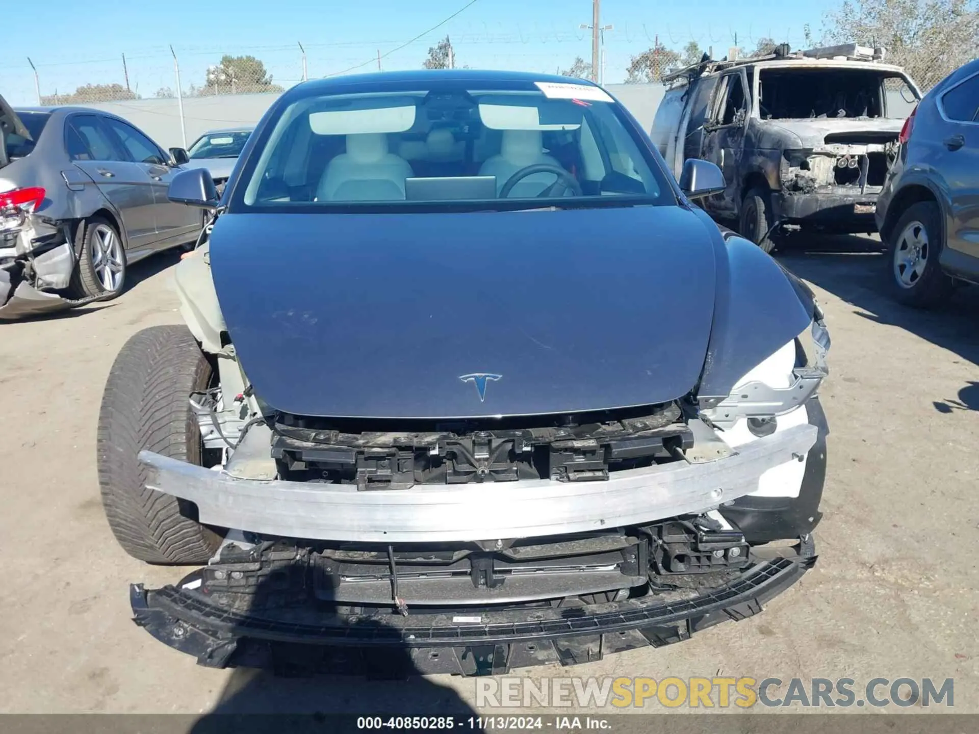13 Photograph of a damaged car 5YJ3E1EA1RF863345 TESLA MODEL 3 2024