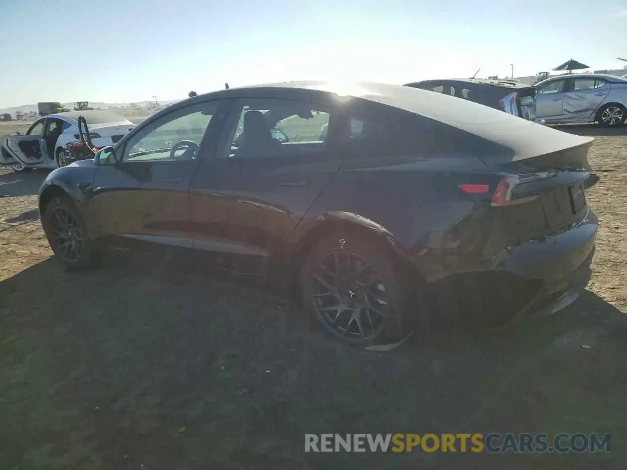 2 Photograph of a damaged car 5YJ3E1EA1RF869937 TESLA MODEL 3 2024