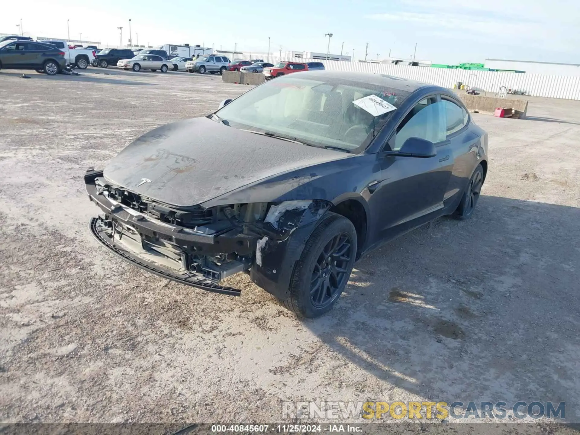 2 Photograph of a damaged car 5YJ3E1EA2RF731288 TESLA MODEL 3 2024