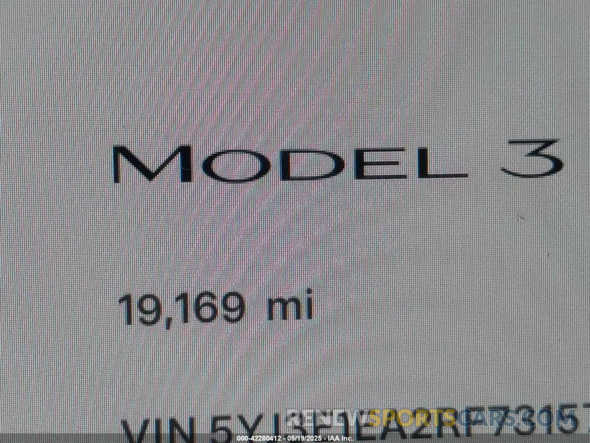 7 Photograph of a damaged car 5YJ3E1EA2RF731579 TESLA MODEL 3 2024