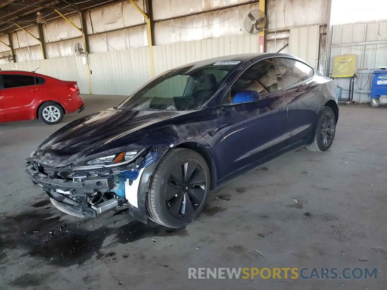 1 Photograph of a damaged car 5YJ3E1EA2RF739715 TESLA MODEL 3 2024