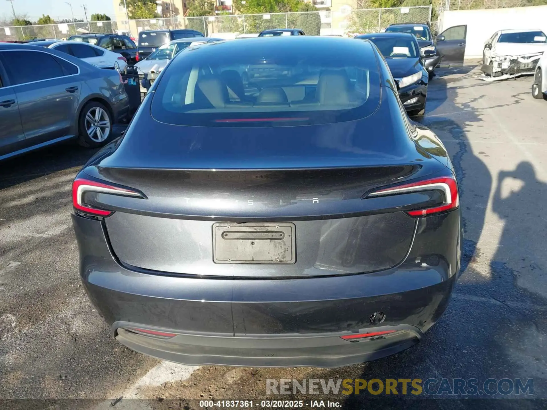 16 Photograph of a damaged car 5YJ3E1EA2RF742887 TESLA MODEL 3 2024