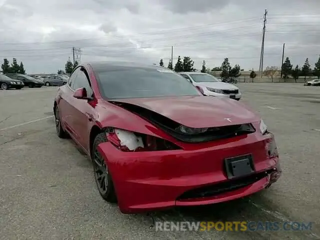 10 Photograph of a damaged car 5YJ3E1EA2RF748155 TESLA MODEL 3 2024