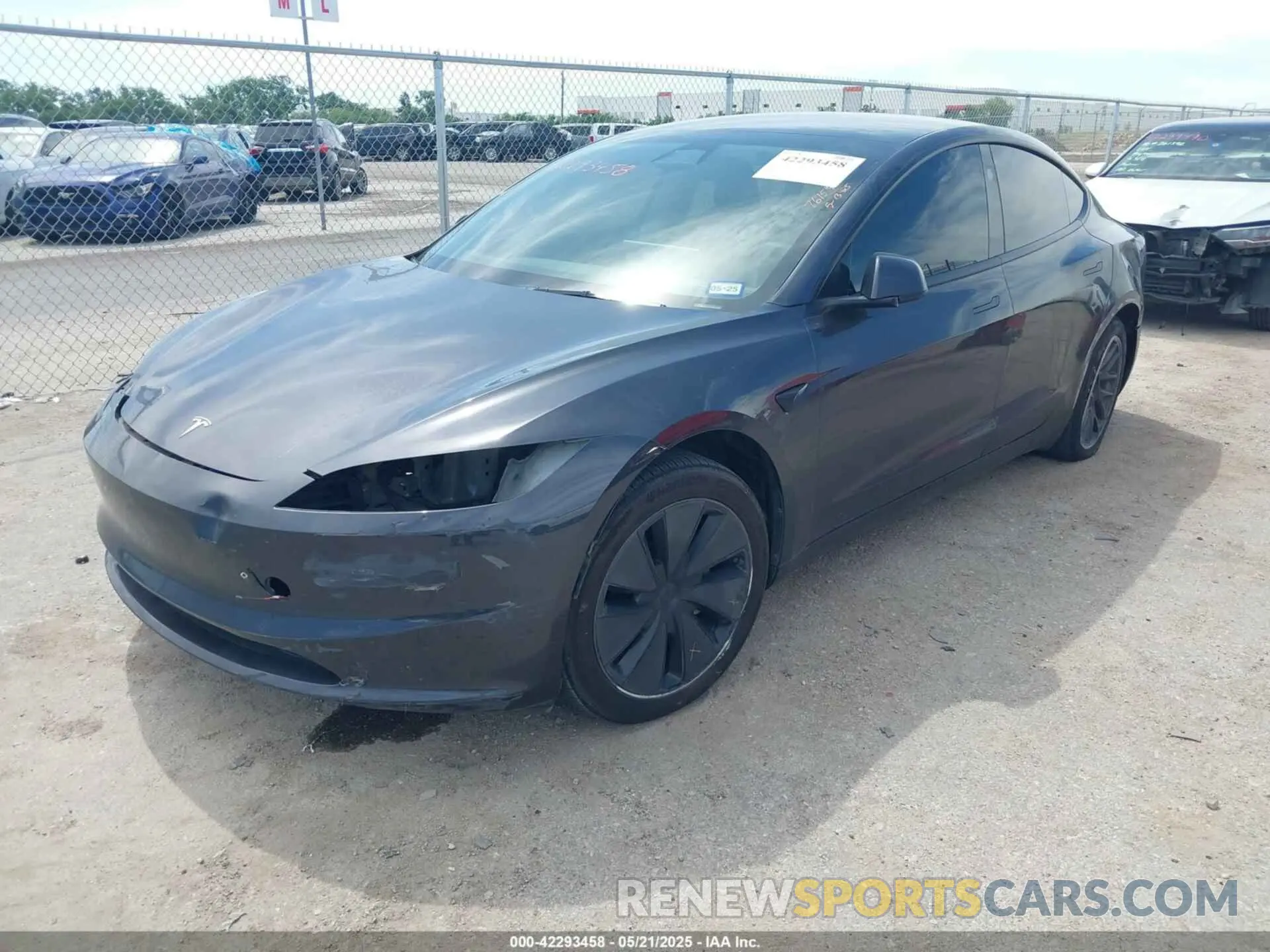 2 Photograph of a damaged car 5YJ3E1EA2RF761519 TESLA MODEL 3 2024
