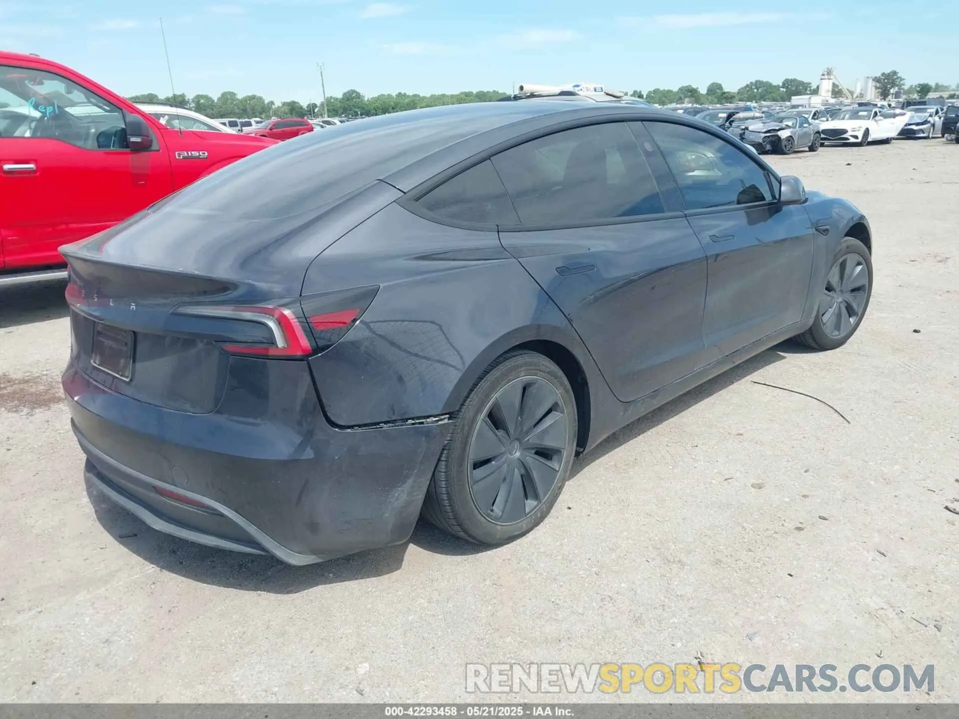 4 Photograph of a damaged car 5YJ3E1EA2RF761519 TESLA MODEL 3 2024