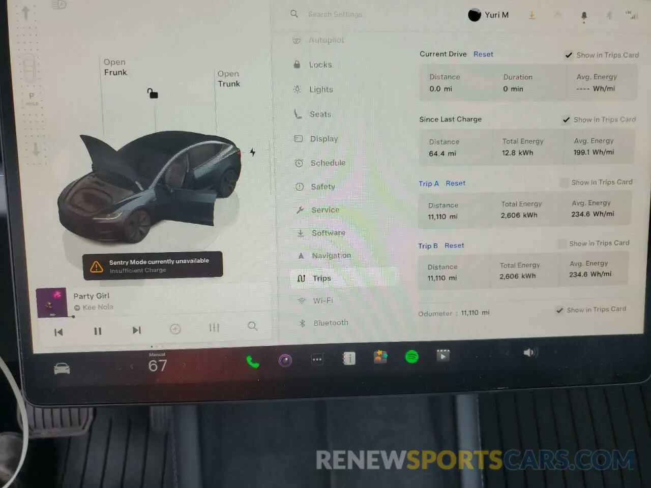 9 Photograph of a damaged car 5YJ3E1EA2RF772519 TESLA MODEL 3 2024