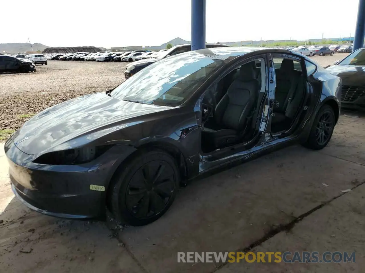 1 Photograph of a damaged car 5YJ3E1EA2RF788770 TESLA MODEL 3 2024