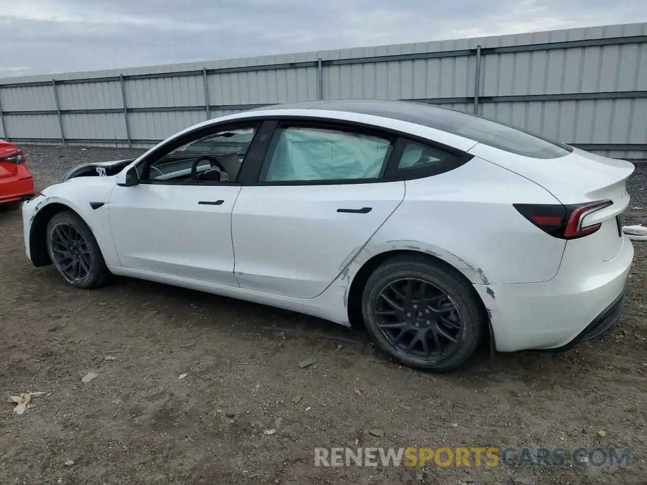 2 Photograph of a damaged car 5YJ3E1EA2RF848384 TESLA MODEL 3 2024