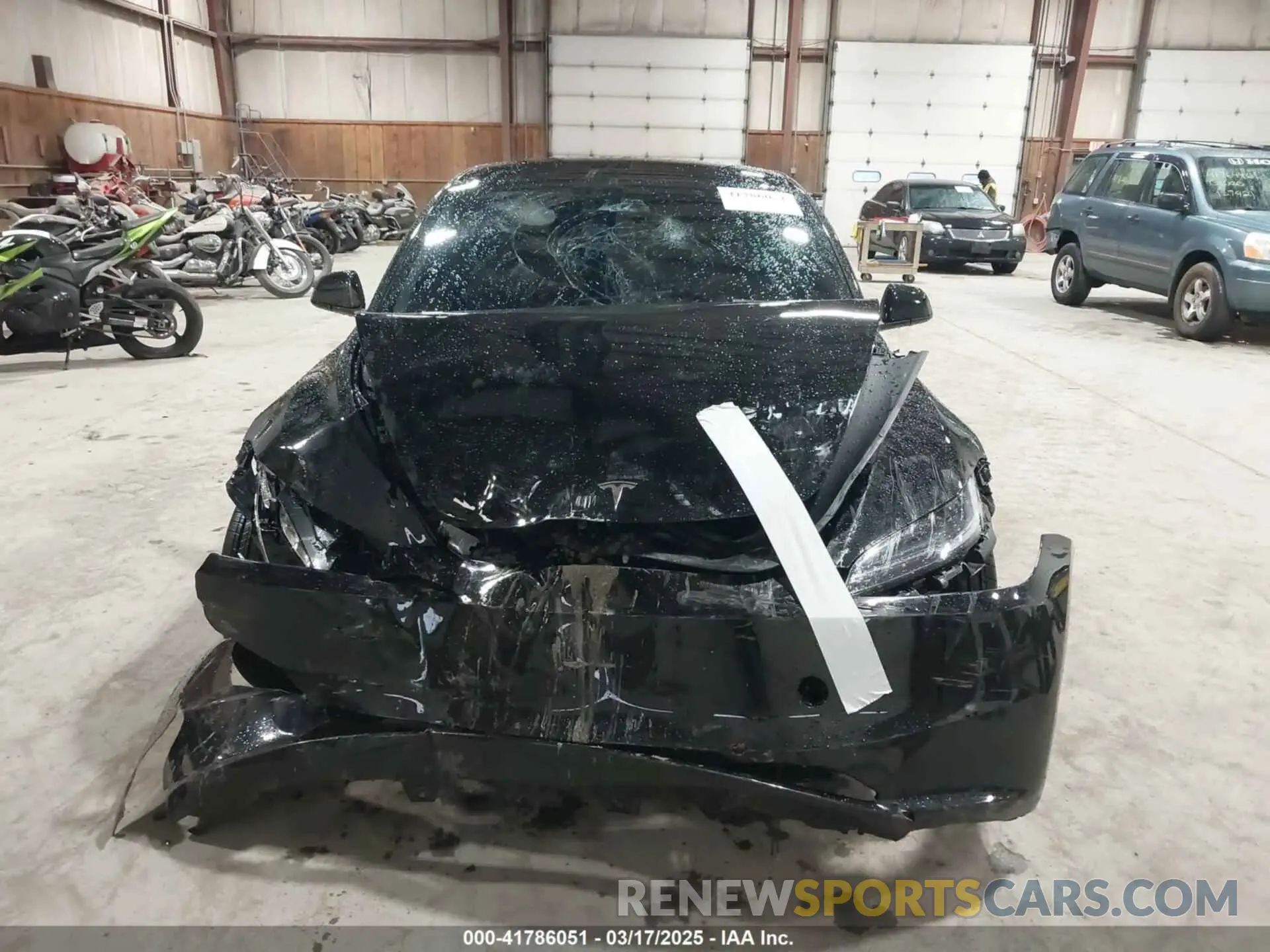12 Photograph of a damaged car 5YJ3E1EA2RF856579 TESLA MODEL 3 2024