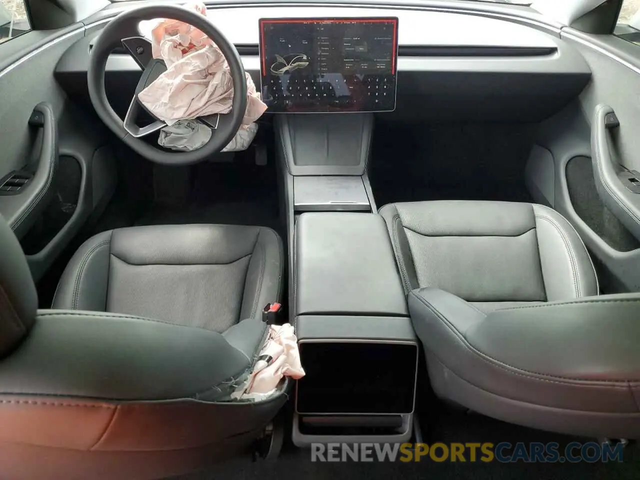 8 Photograph of a damaged car 5YJ3E1EA3RF728612 TESLA MODEL 3 2024