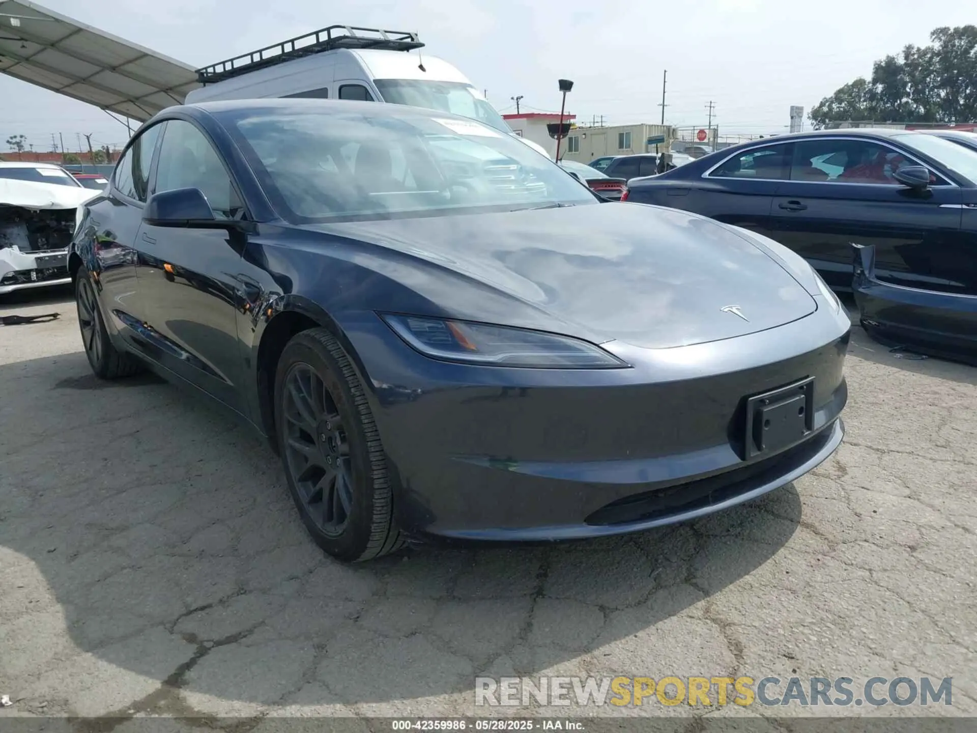 1 Photograph of a damaged car 5YJ3E1EA3RF729713 TESLA MODEL 3 2024