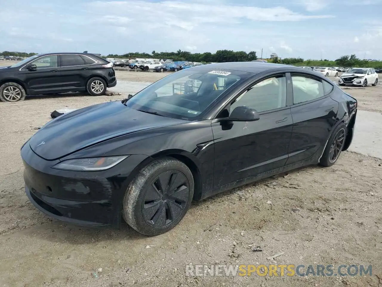 1 Photograph of a damaged car 5YJ3E1EA3RF734877 TESLA MODEL 3 2024