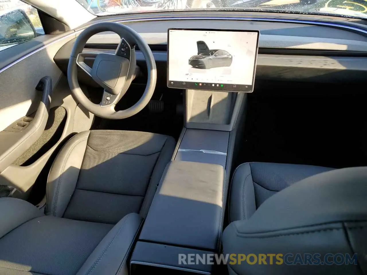 8 Photograph of a damaged car 5YJ3E1EA3RF757933 TESLA MODEL 3 2024