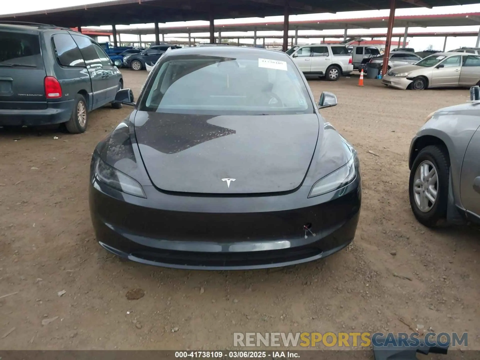 12 Photograph of a damaged car 5YJ3E1EA3RF771010 TESLA MODEL 3 2024
