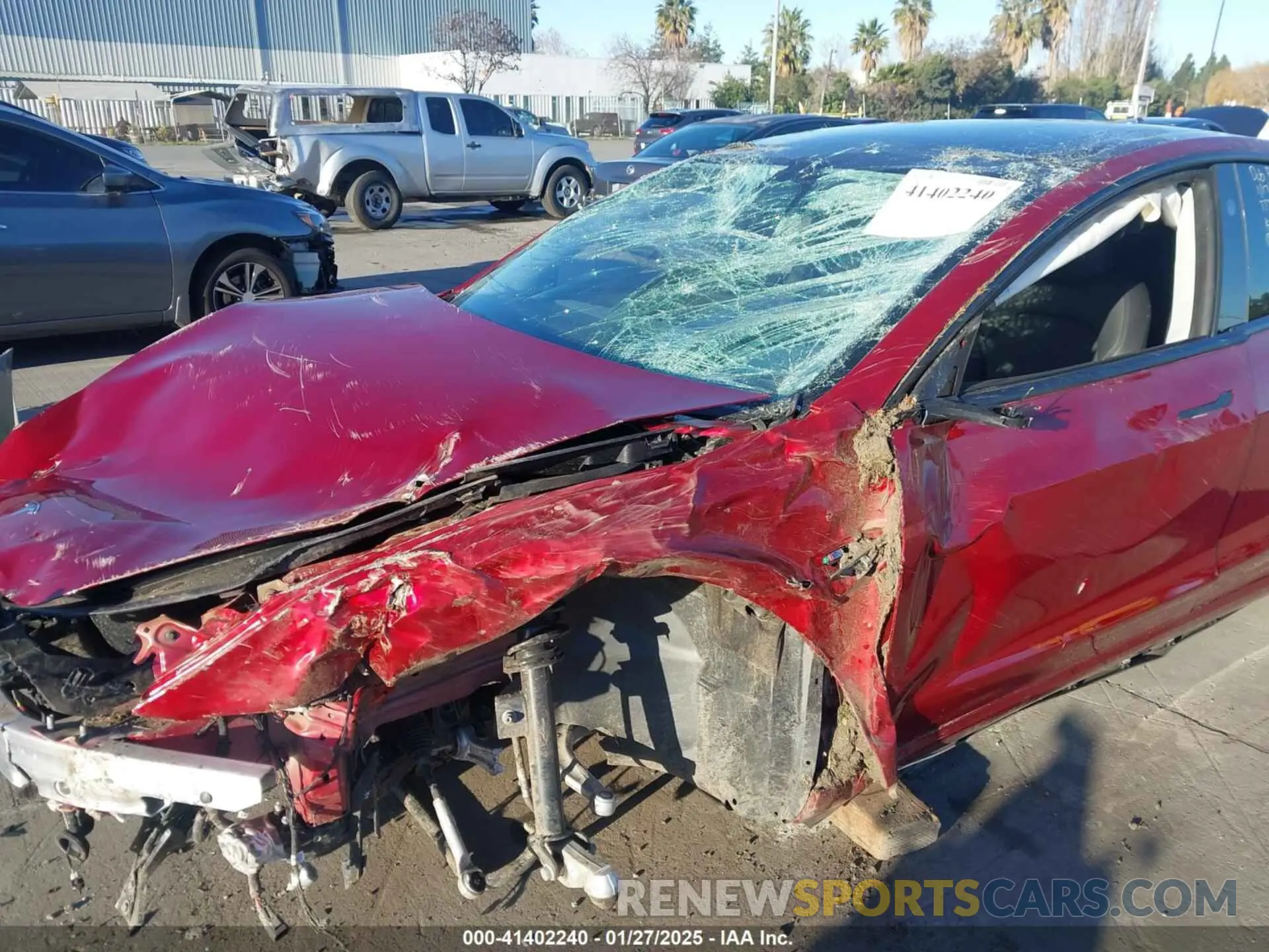 6 Photograph of a damaged car 5YJ3E1EA3RF782346 TESLA MODEL 3 2024