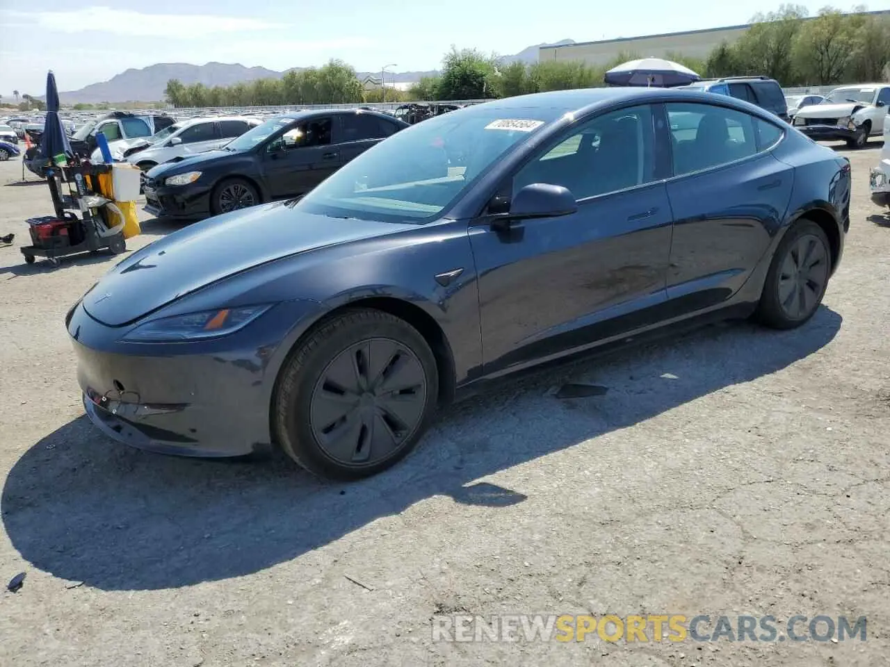 1 Photograph of a damaged car 5YJ3E1EA3RF784534 TESLA MODEL 3 2024