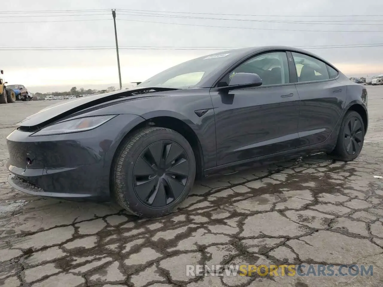 1 Photograph of a damaged car 5YJ3E1EA3RF784811 TESLA MODEL 3 2024