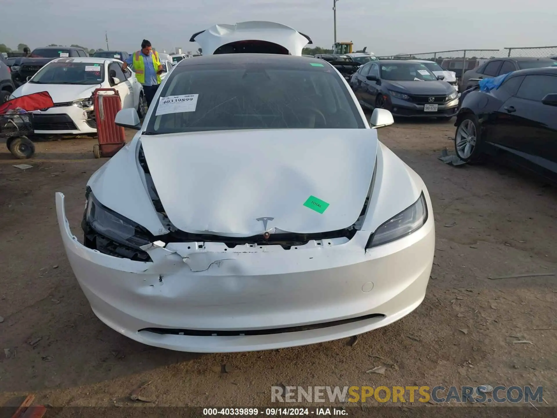 11 Photograph of a damaged car 5YJ3E1EA3RF823509 TESLA MODEL 3 2024