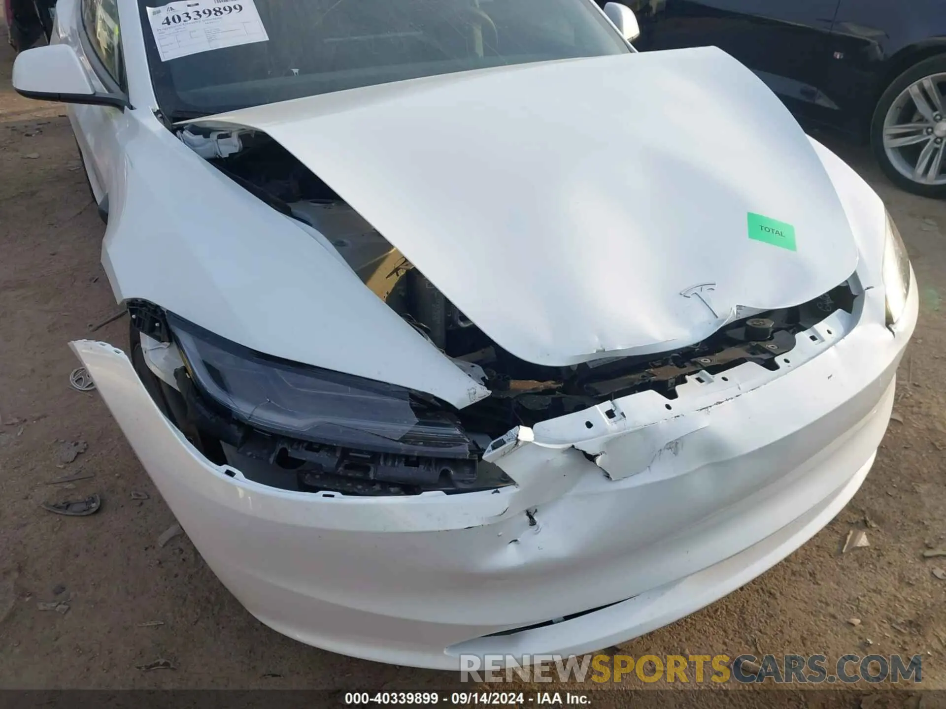 6 Photograph of a damaged car 5YJ3E1EA3RF823509 TESLA MODEL 3 2024