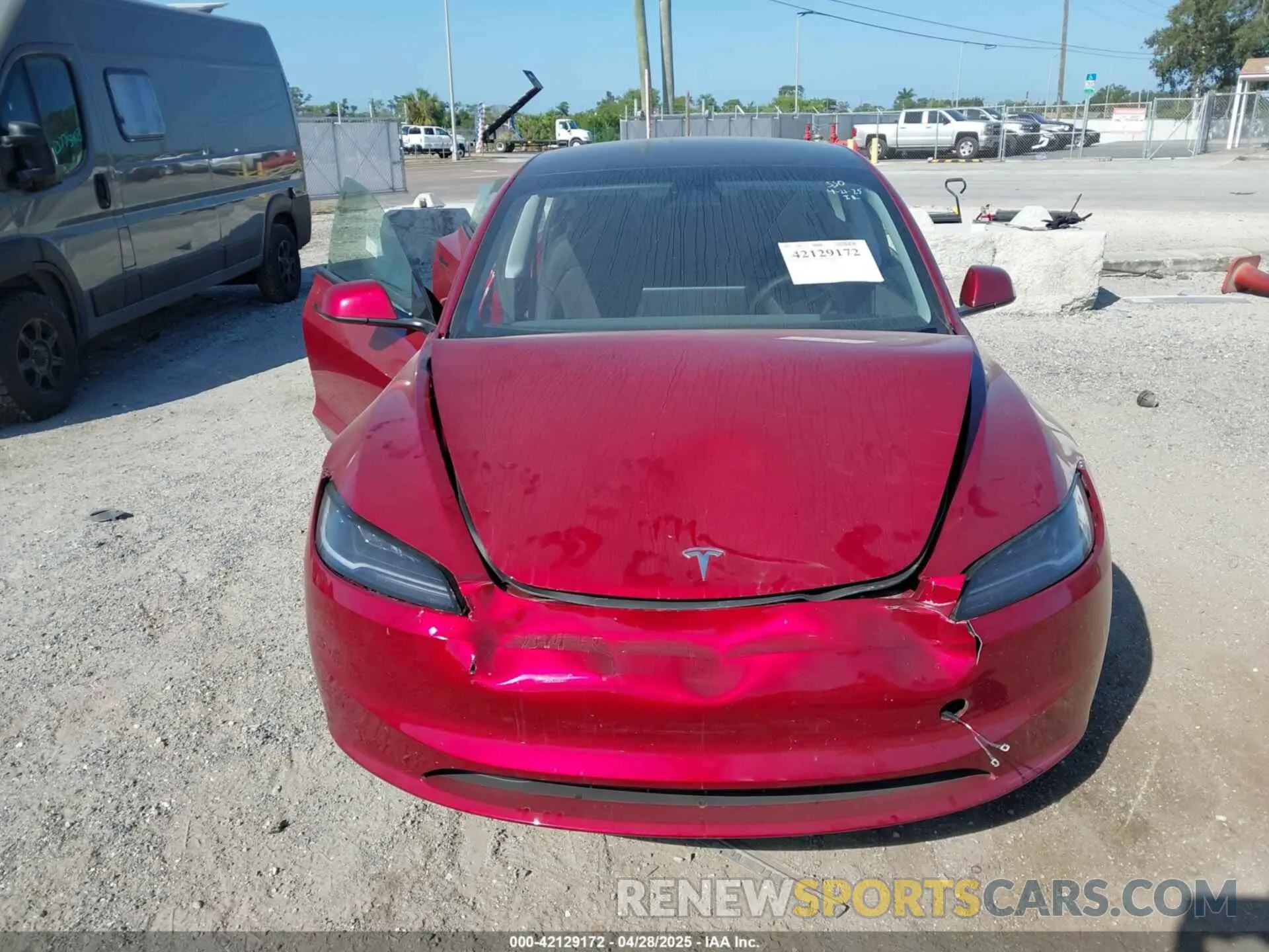 11 Photograph of a damaged car 5YJ3E1EA3RF858521 TESLA MODEL 3 2024