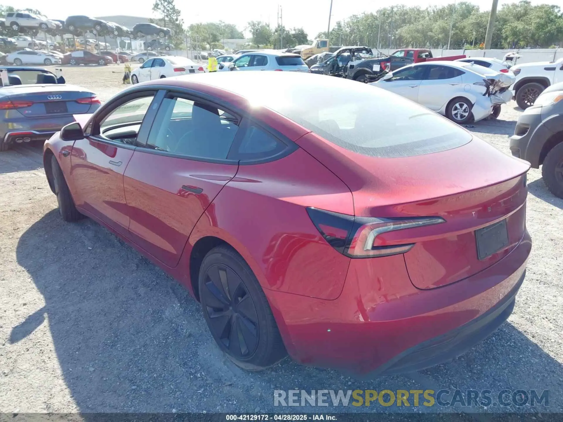 3 Photograph of a damaged car 5YJ3E1EA3RF858521 TESLA MODEL 3 2024
