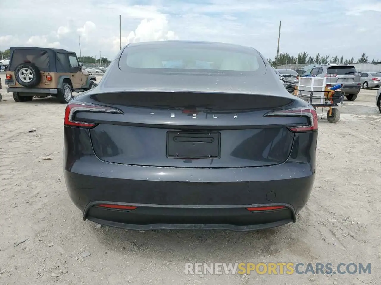 6 Photograph of a damaged car 5YJ3E1EA3RF858616 TESLA MODEL 3 2024