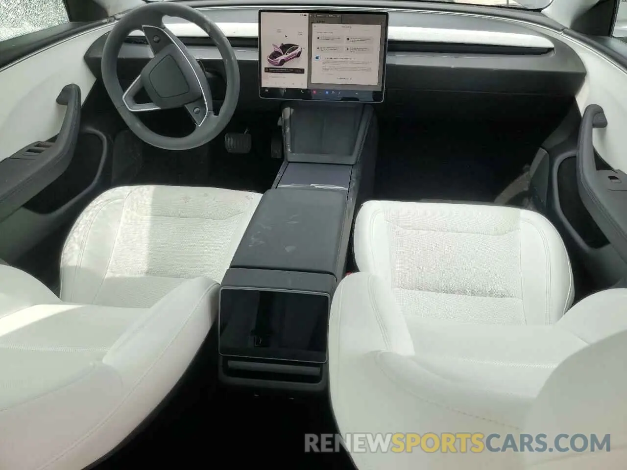 8 Photograph of a damaged car 5YJ3E1EA3RF858616 TESLA MODEL 3 2024