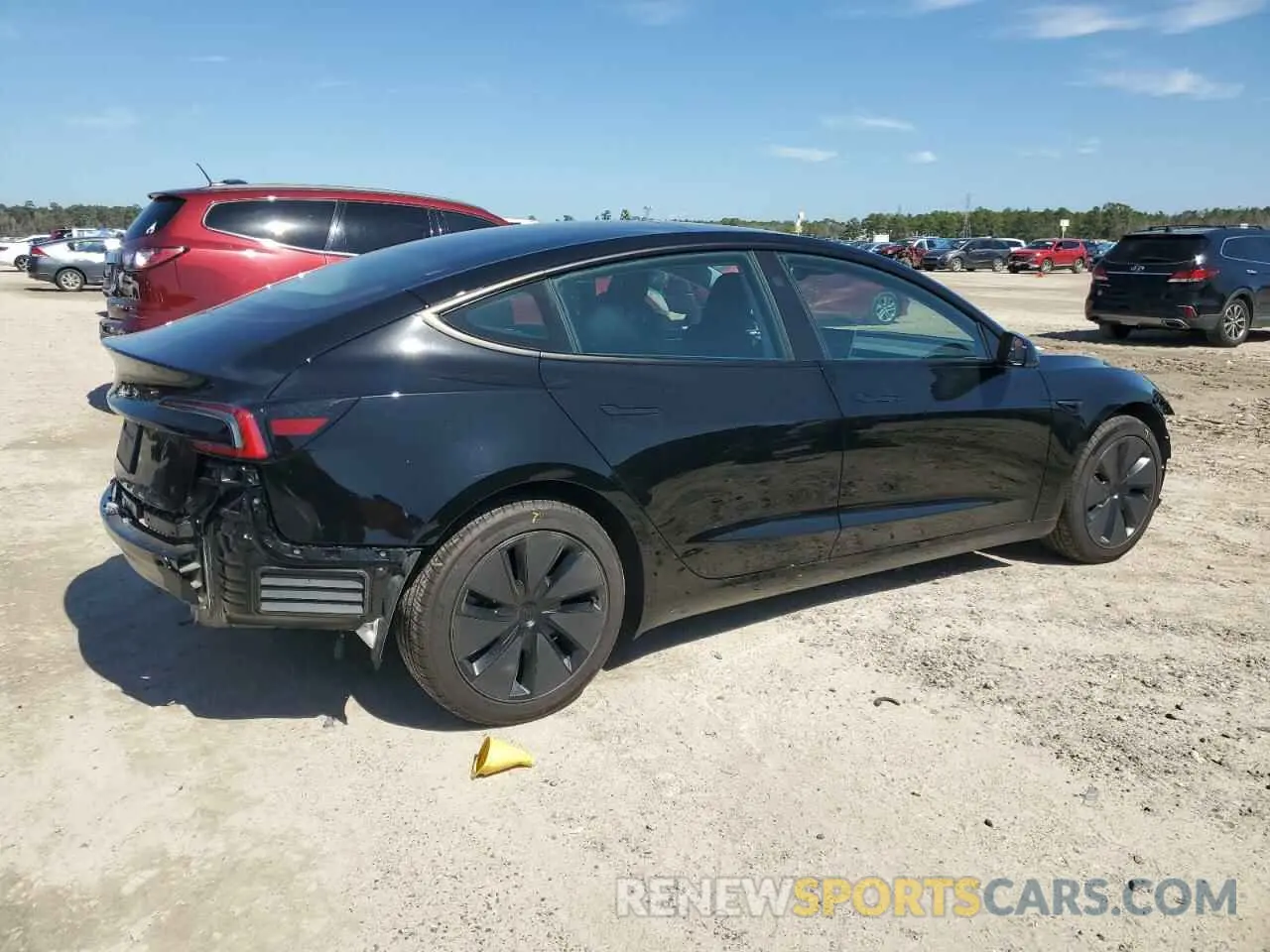 3 Photograph of a damaged car 5YJ3E1EA3RF872810 TESLA MODEL 3 2024