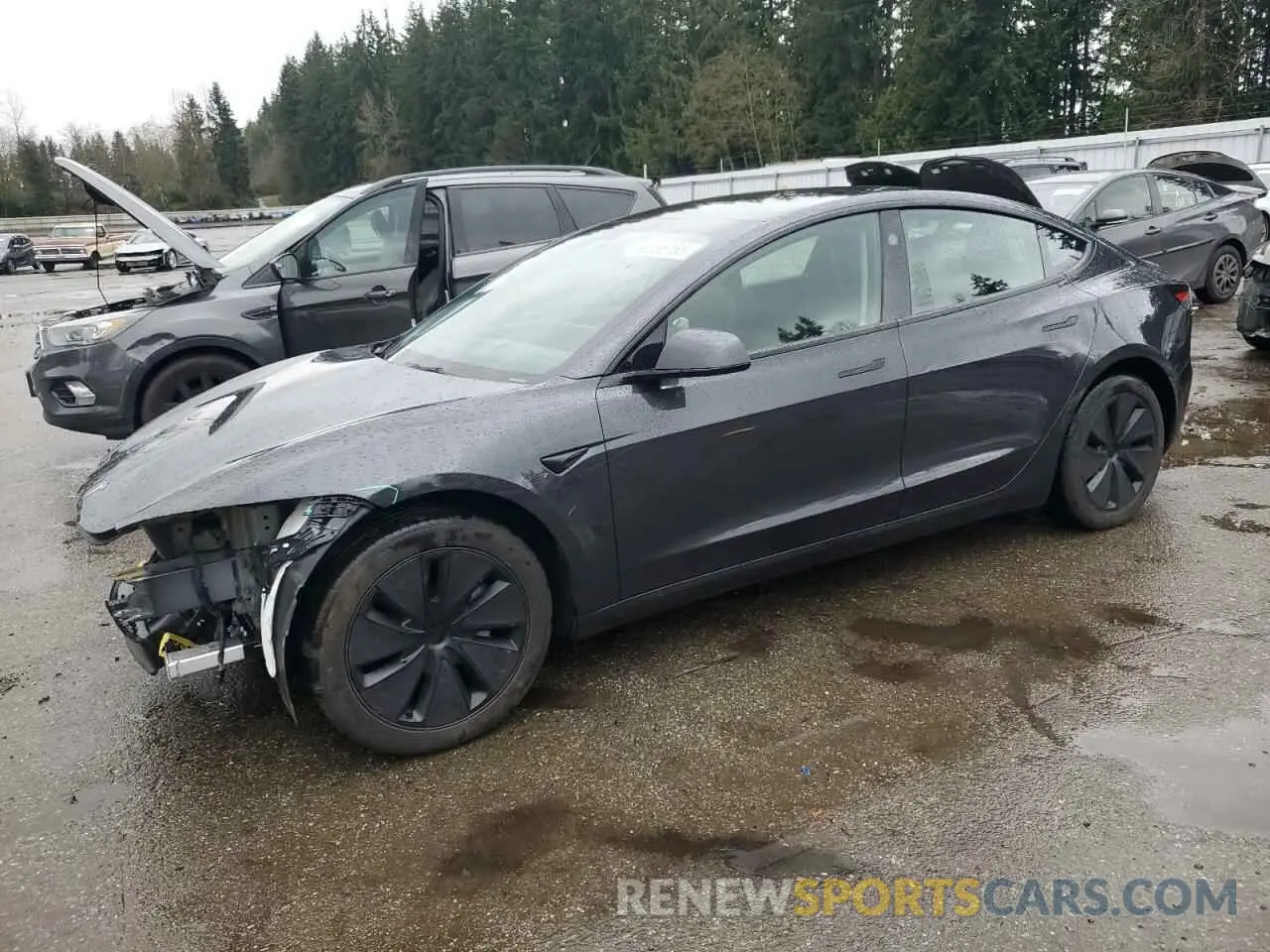 1 Photograph of a damaged car 5YJ3E1EA4RF730871 TESLA MODEL 3 2024