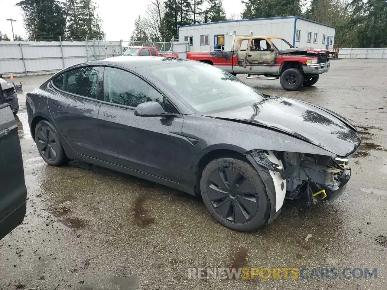 4 Photograph of a damaged car 5YJ3E1EA4RF730871 TESLA MODEL 3 2024