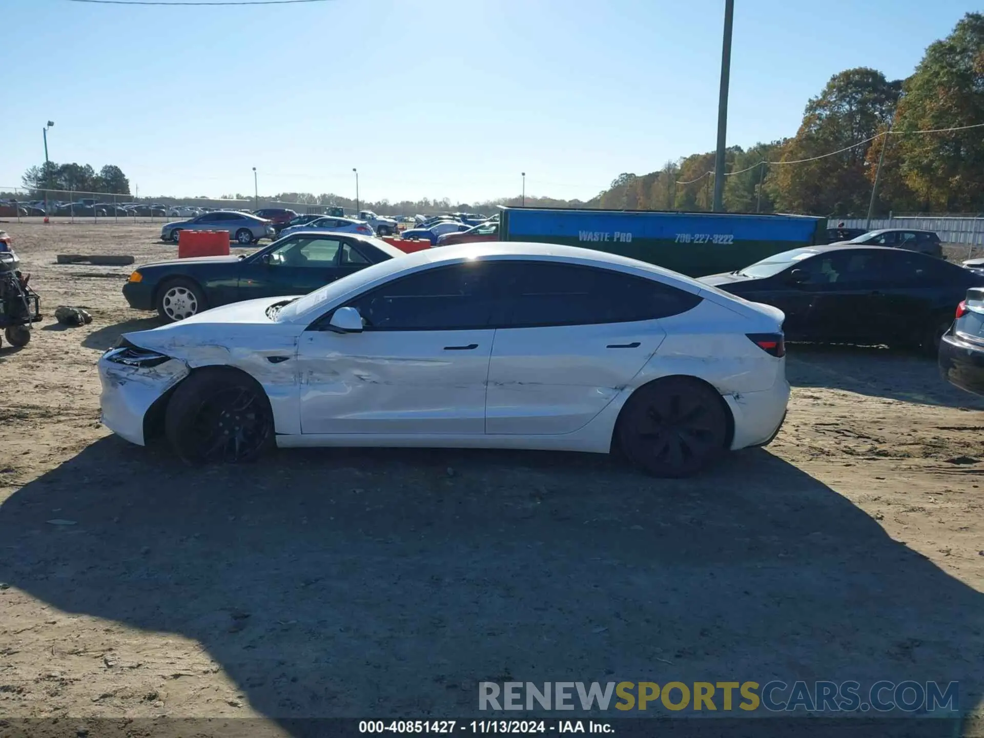 14 Photograph of a damaged car 5YJ3E1EA4RF732586 TESLA MODEL 3 2024